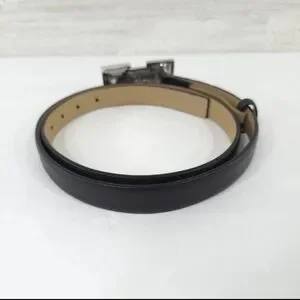 St. John | Accessories | St John Black Leather Belt Womens 